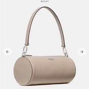 Kate Spade Taupe Cylinder Shoulder Bag